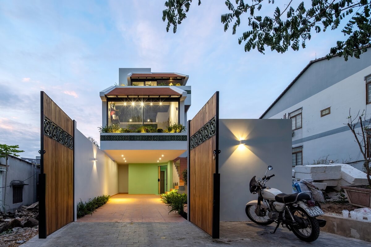 mẫu thiết kế mặt tiền nhà 2 tầng ấn tượng dành cho bạn