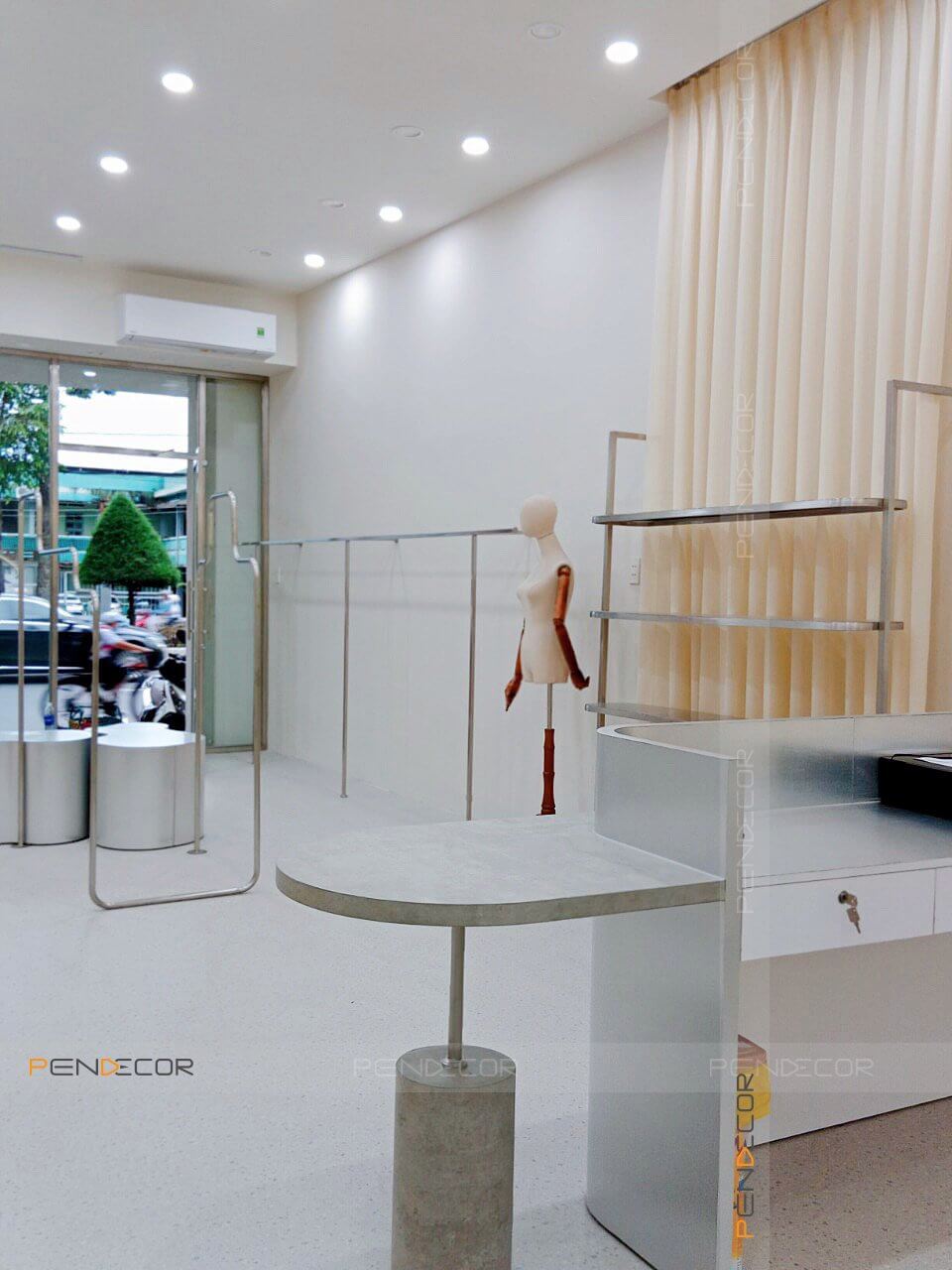 Thi Công Shop Thời Trang Nữ Trang Axit