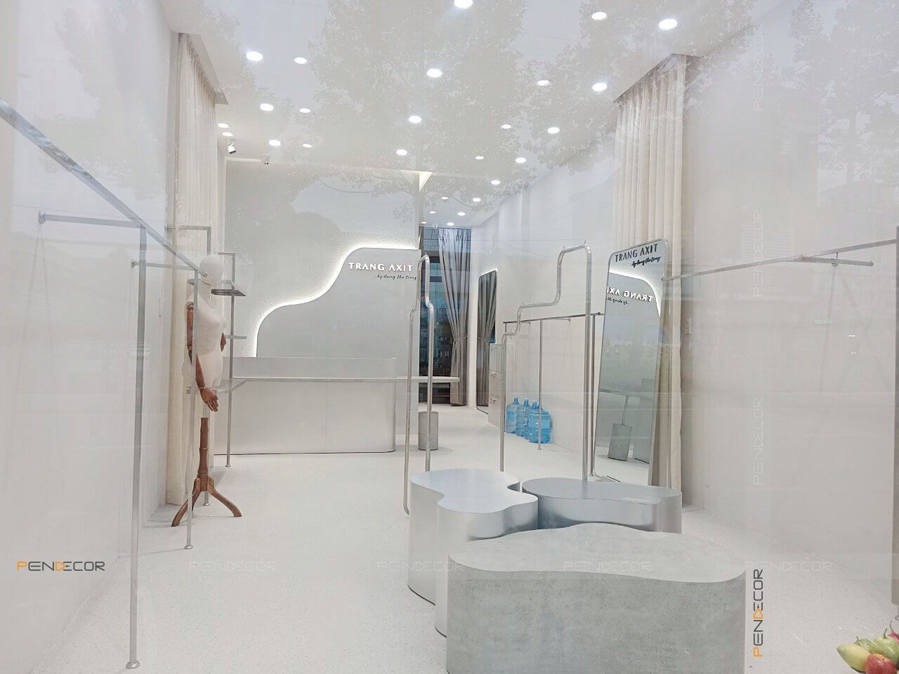 Thi Công Shop Thời Trang Nữ Trang Axit