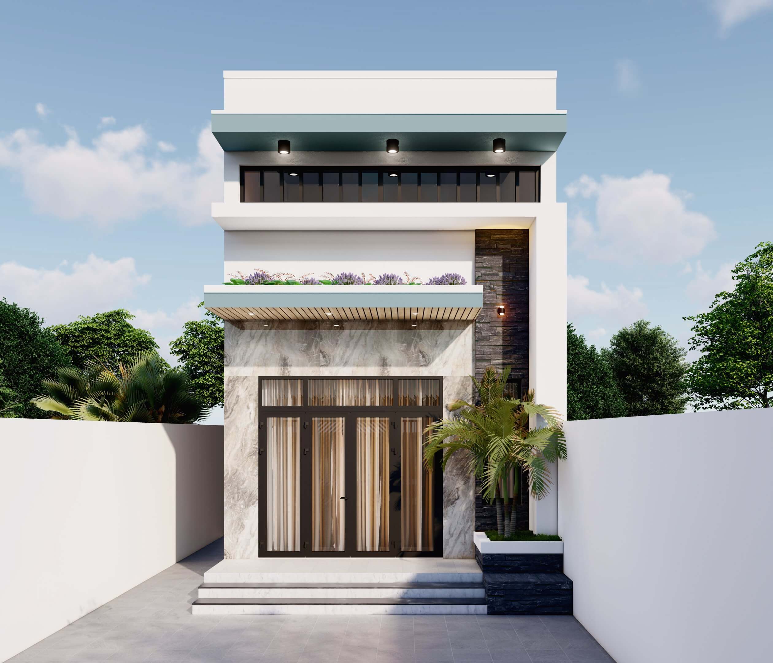 TOP 09+ mẫu mặt tiền nhà cấp 4 gác lửng đình đám, không thể rời mắt