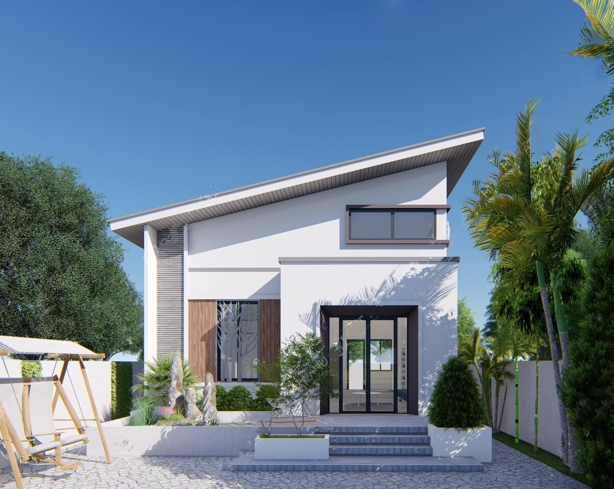 TOP 09+ mẫu mặt tiền nhà cấp 4 gác lửng đình đám, không thể rời mắt