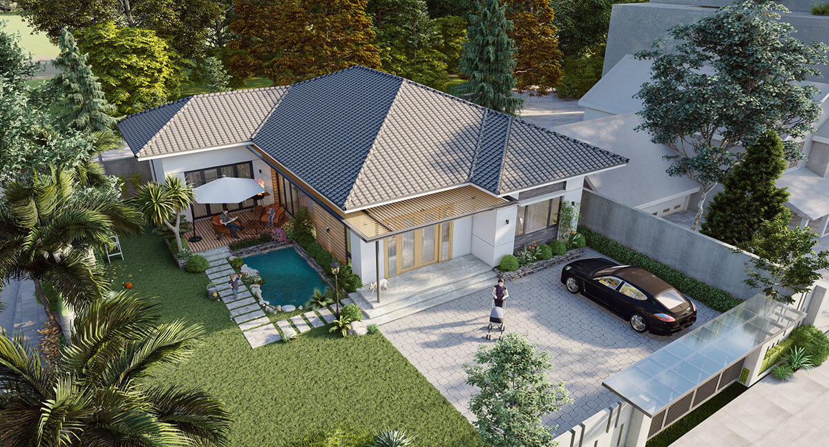 21+ mẫu nhà cấp 4 2 mặt tiền đẹp không thể rời mắt