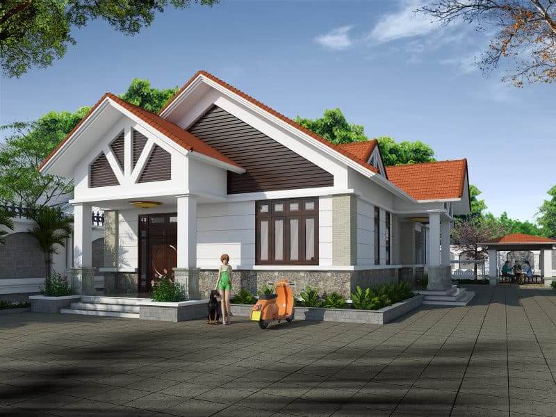 21+ mẫu nhà cấp 4 2 mặt tiền đẹp không thể rời mắt