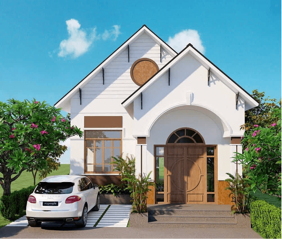 17+ thiết kế mặt tiền nhà cấp 4 đẹp, cực thu hút