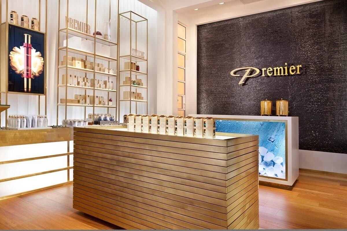 giá thiết kế shop mỹ phẩm Pendecor