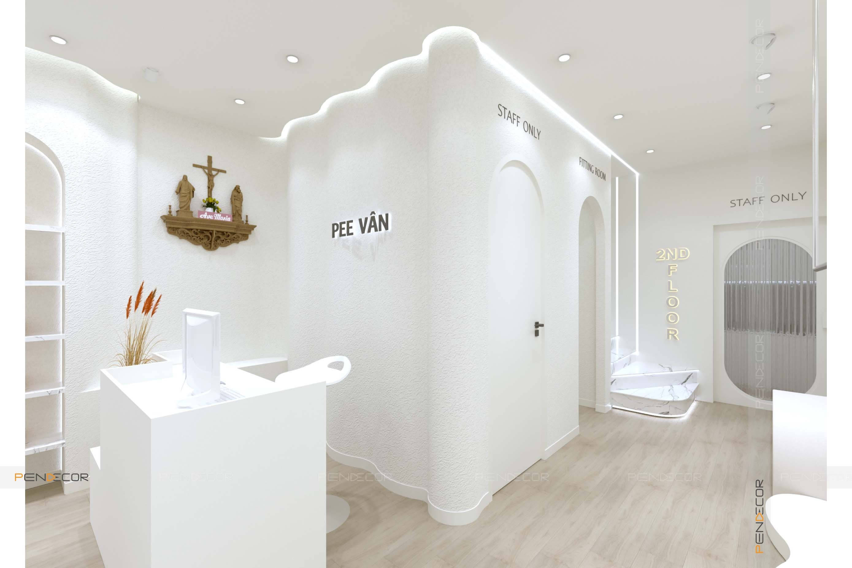 Thiết Kế Shop Thời Trang Nữ Pee Vân