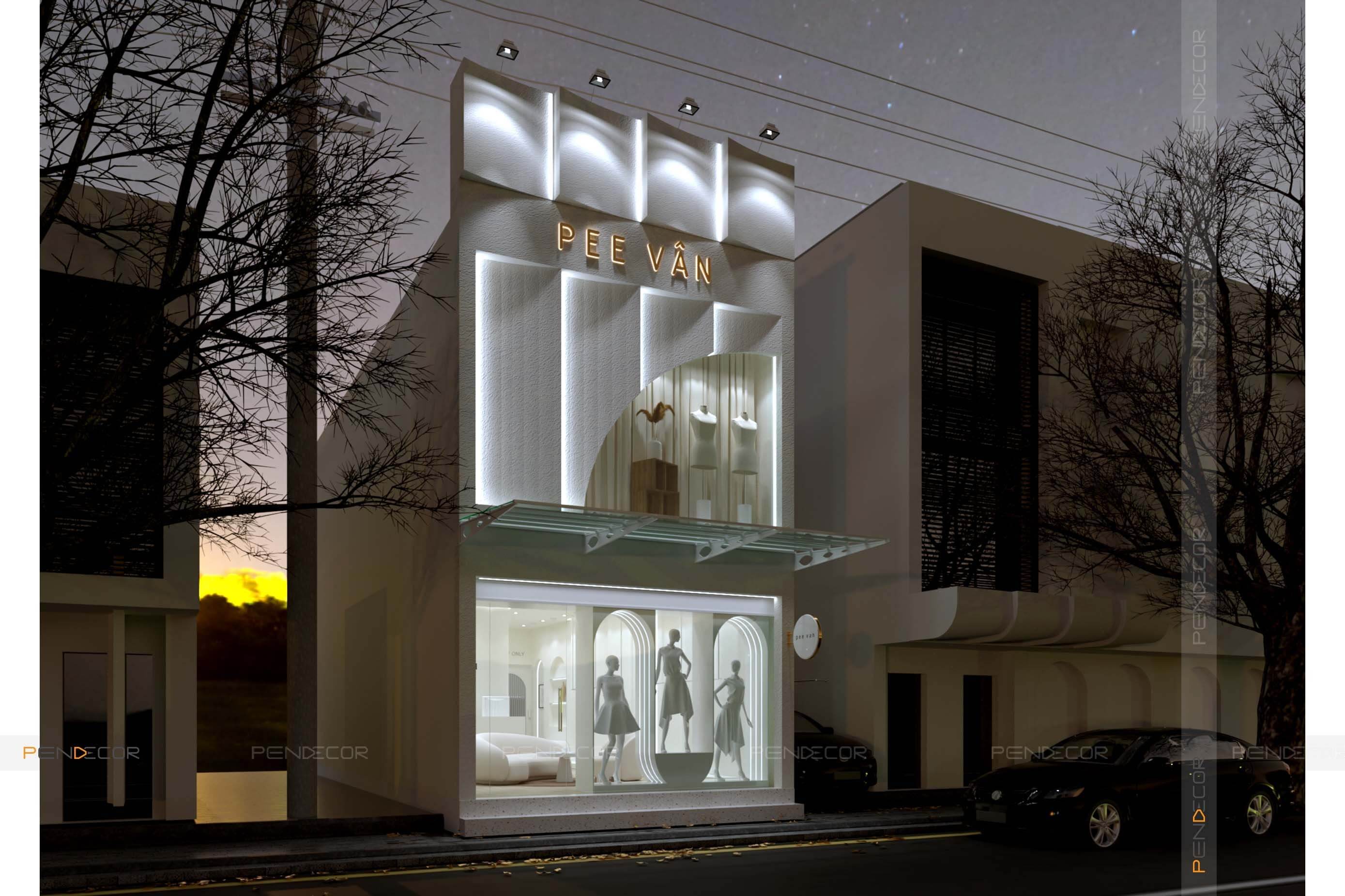 Thiết Kế Shop Thời Trang Nữ Pee Vân
