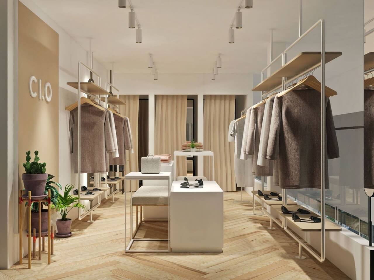 11+ mẫu thiết kế shop quần áo nữ nhỏ đẹp ấn tượng, không thể rời mắt 8