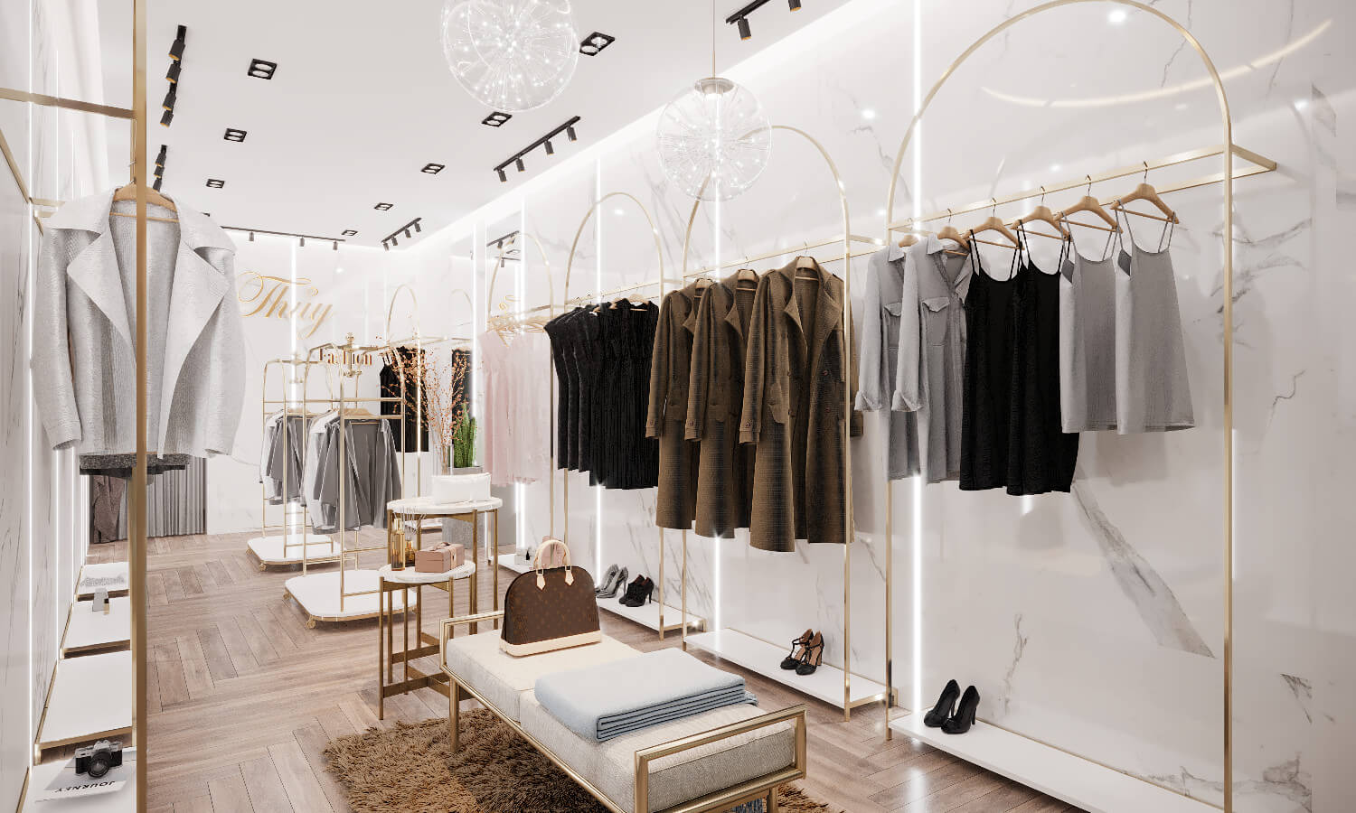 11+ mẫu thiết kế shop quần áo nữ nhỏ đẹp ấn tượng, không thể rời mắt 16