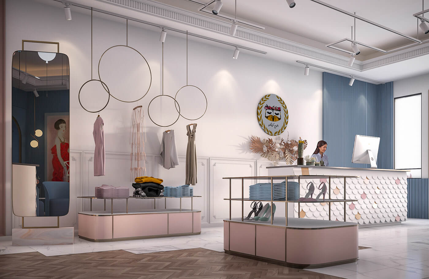 thiết kế shop thời trang nữ đẹp Pendecor