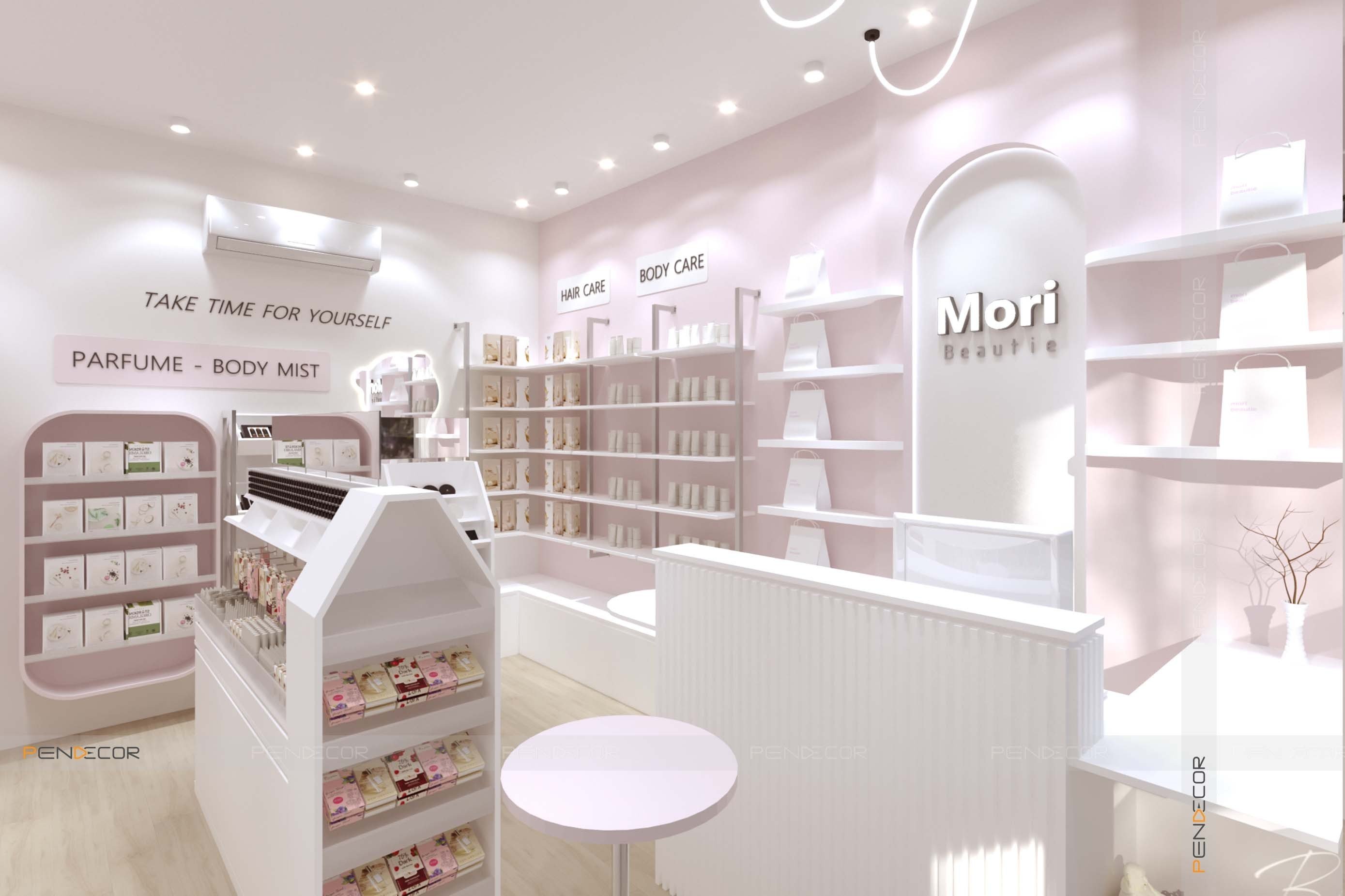 Thiết Kế Shop Mỹ Phẩm Mori Beautie