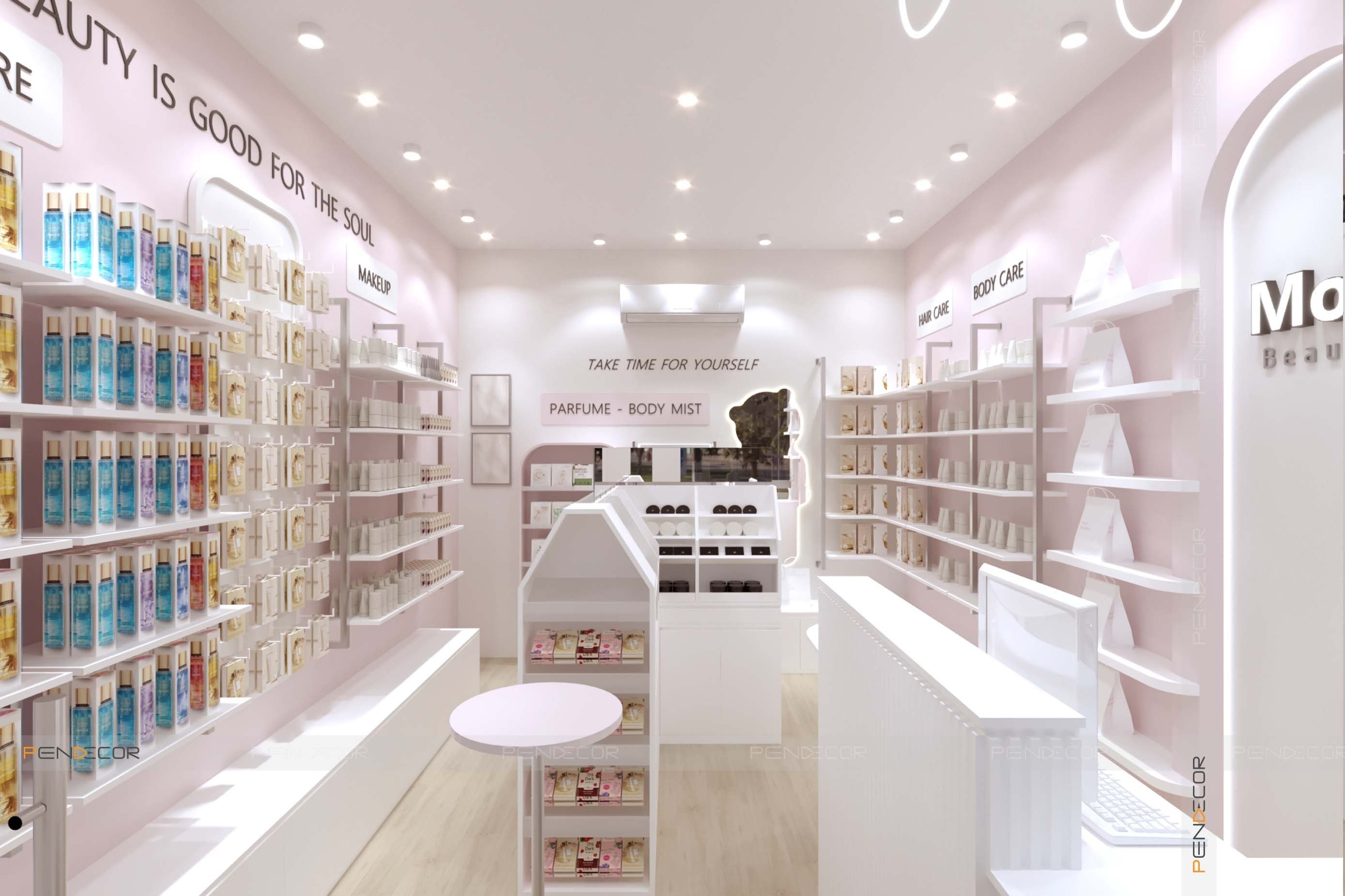 Thiết Kế Shop Mỹ Phẩm Mori Beautie