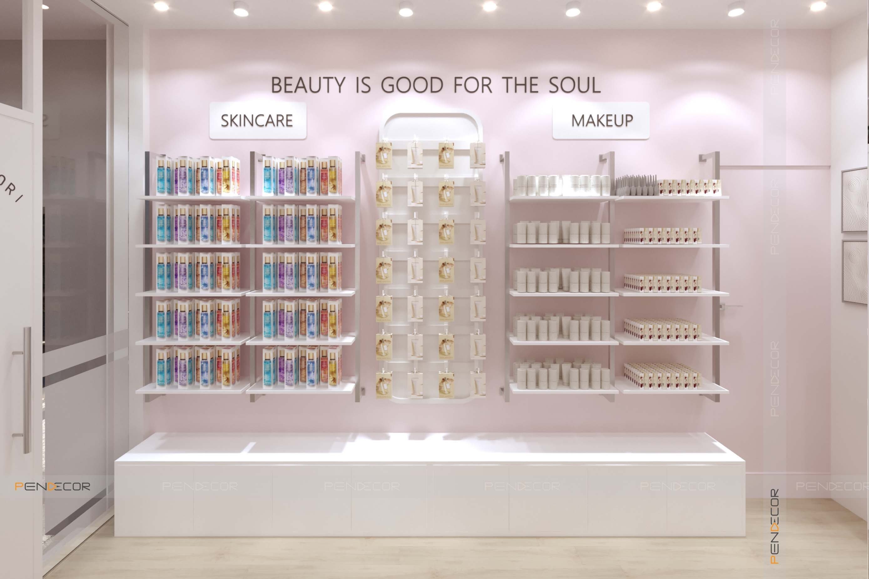 Thiết Kế Shop Mỹ Phẩm Mori Beautie