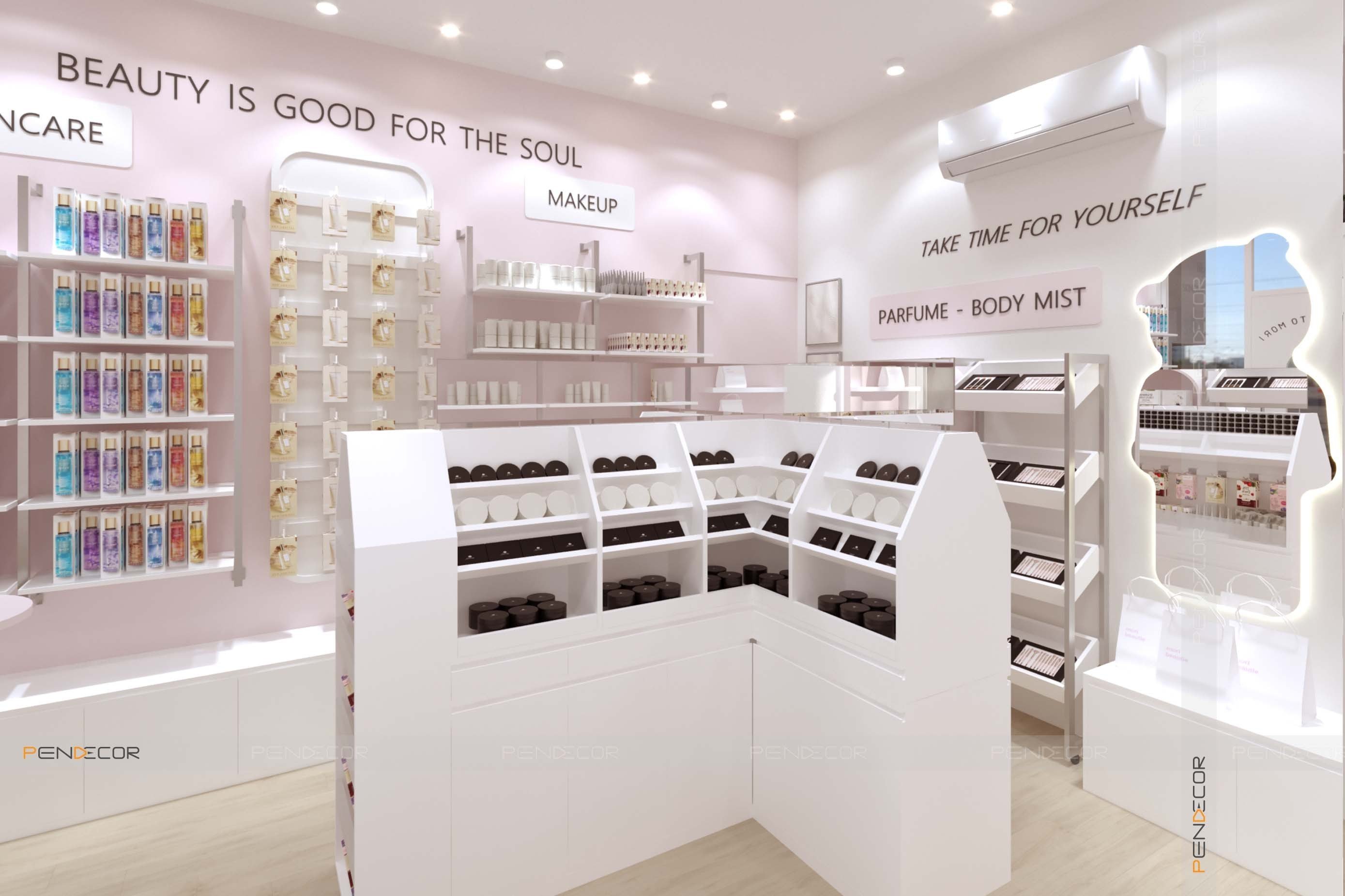 Thiết Kế Shop Mỹ Phẩm Mori Beautie