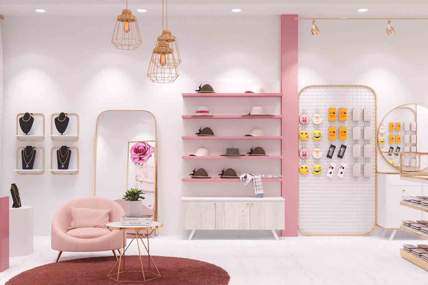 Vai trò của thiết kế cửa hàng phụ kiện thời trang chuyên ngh