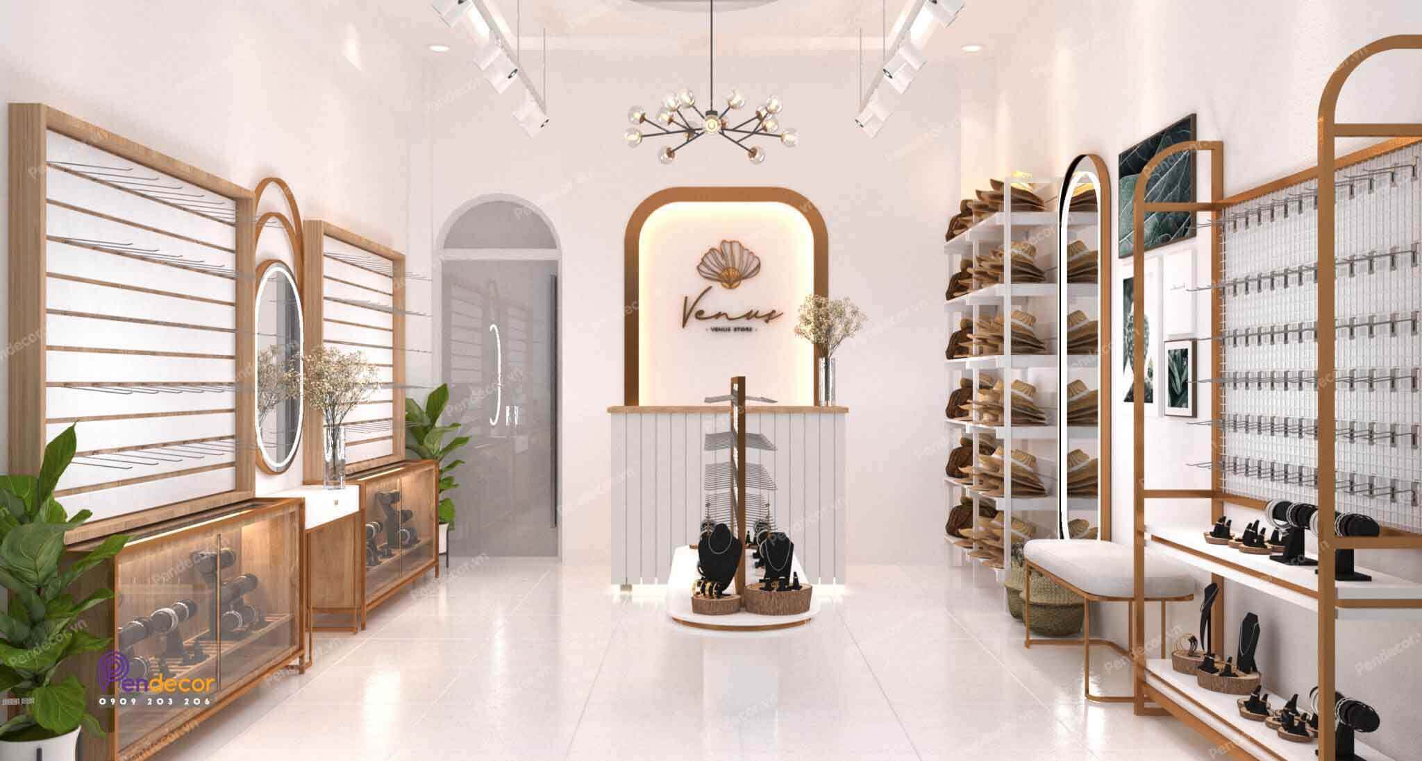 Mẫu thiết kế cửa hàng phụ kiện thời trang đẹp mãn nhãn không thể rời mắt - 2