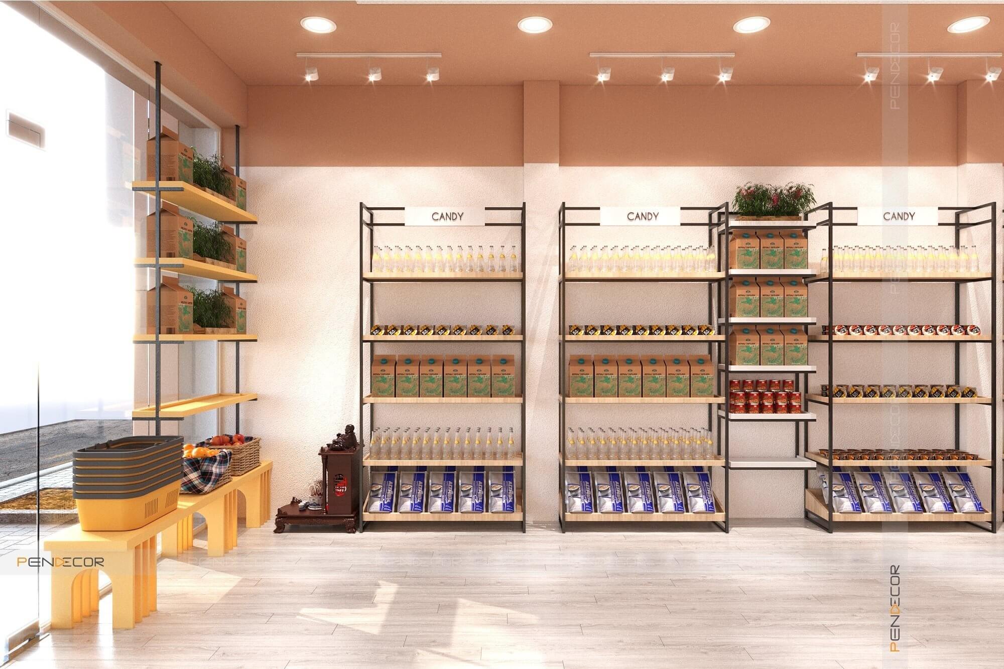 Thiết Kế Shop Thực Phẩm và Trái Cây Nhập Khẩu Win