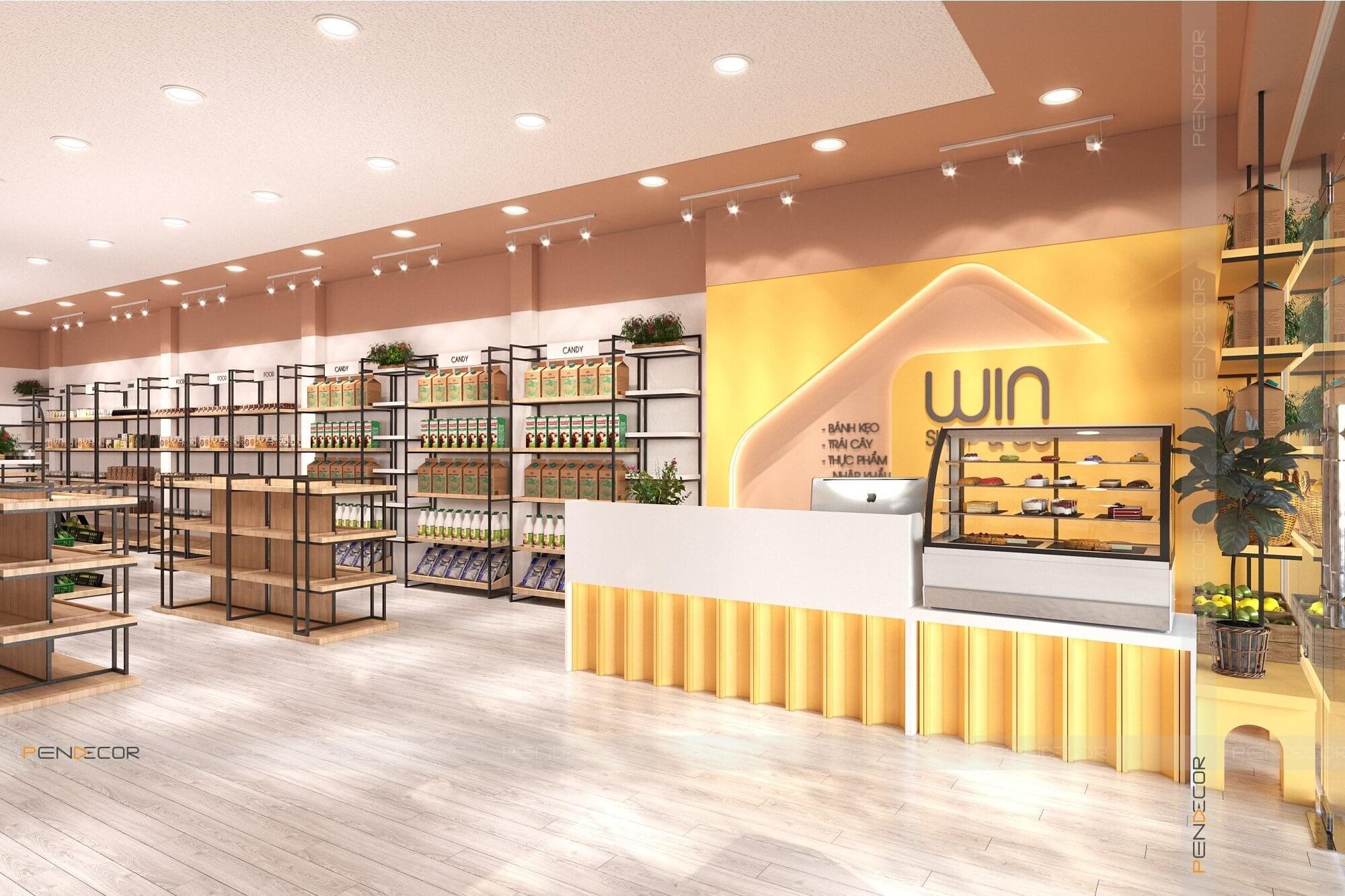 Thiết Kế Shop Thực Phẩm và Trái Cây Nhập Khẩu Win