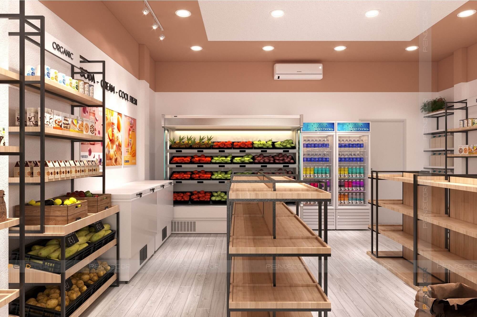 Thiết Kế Shop Thực Phẩm và Trái Cây Nhập Khẩu Win