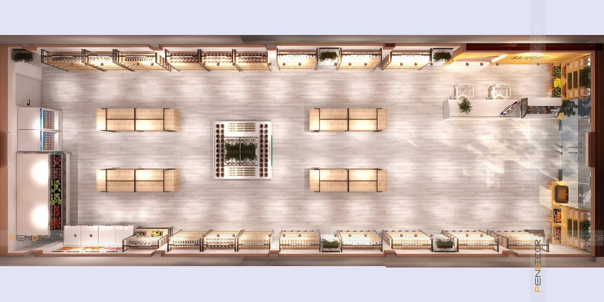 Thiết Kế Shop Thực Phẩm và Trái Cây Nhập Khẩu Win