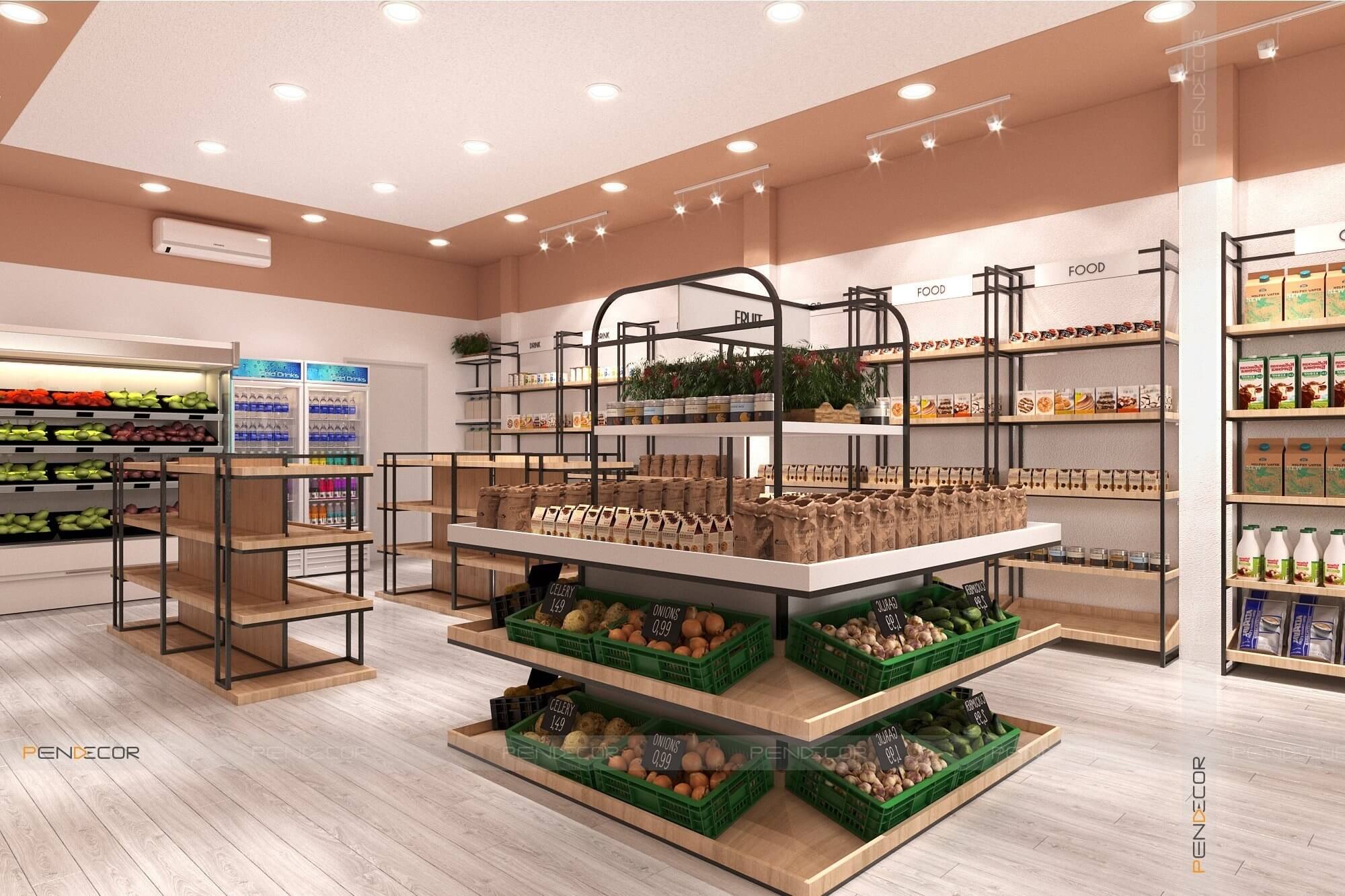 Thiết Kế Shop Thực Phẩm và Trái Cây Nhập Khẩu Win