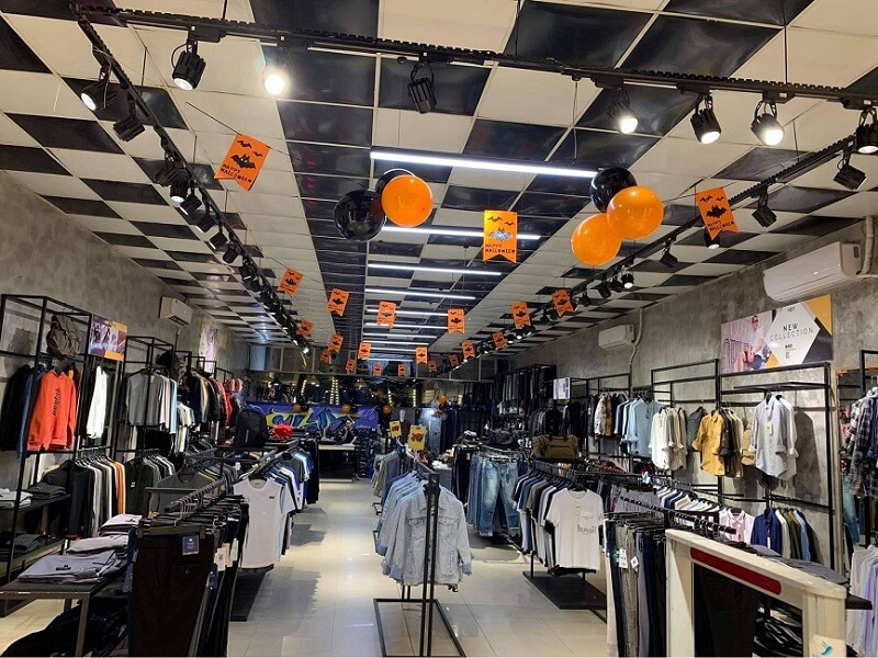 thiet ke shop quan ao unisex