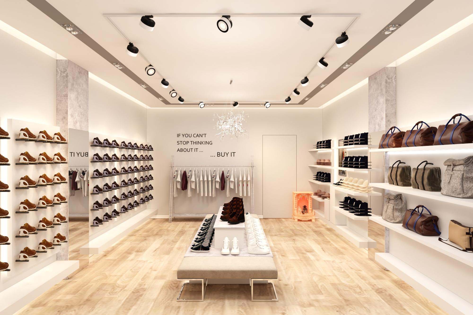 nội thất shop giày Pendecor