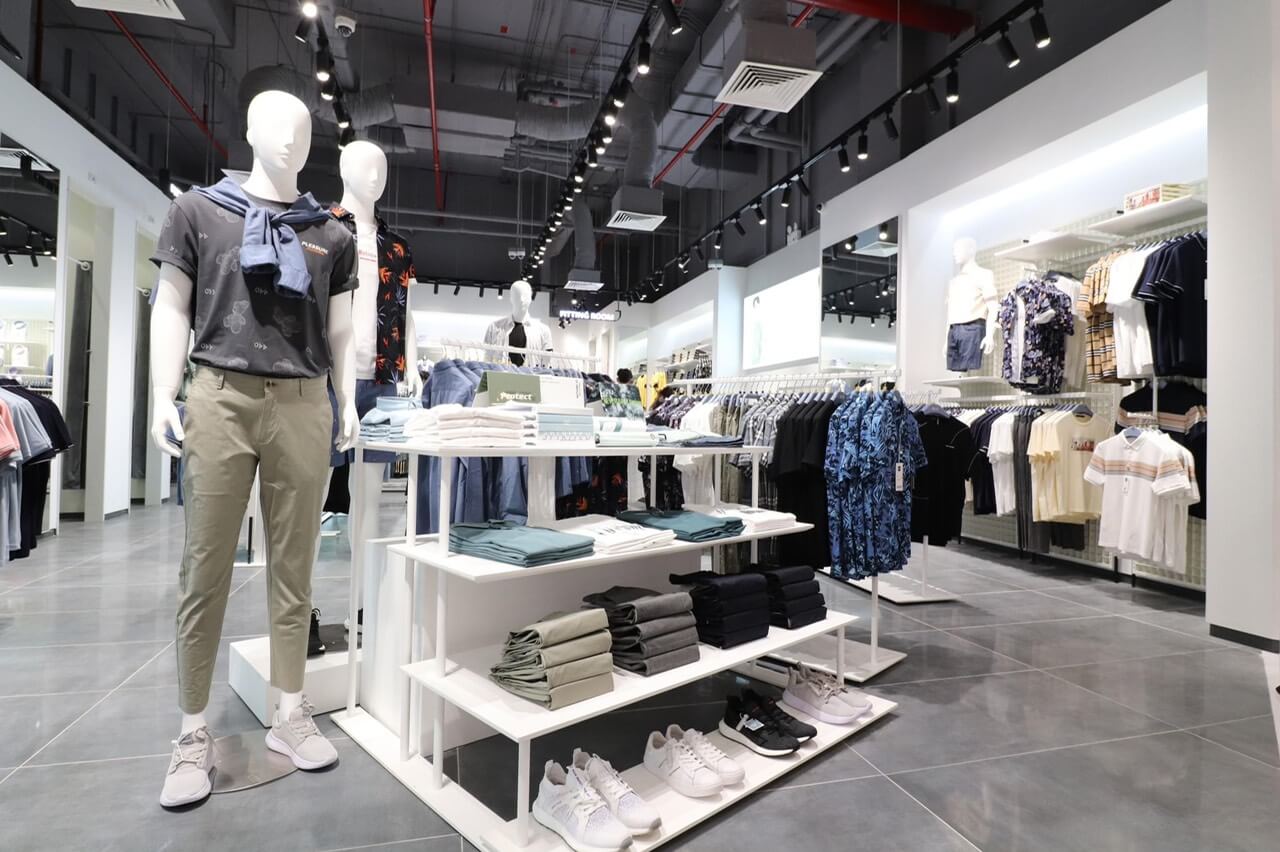 thiết kế shop giày dép nam nhỏ Pendecor