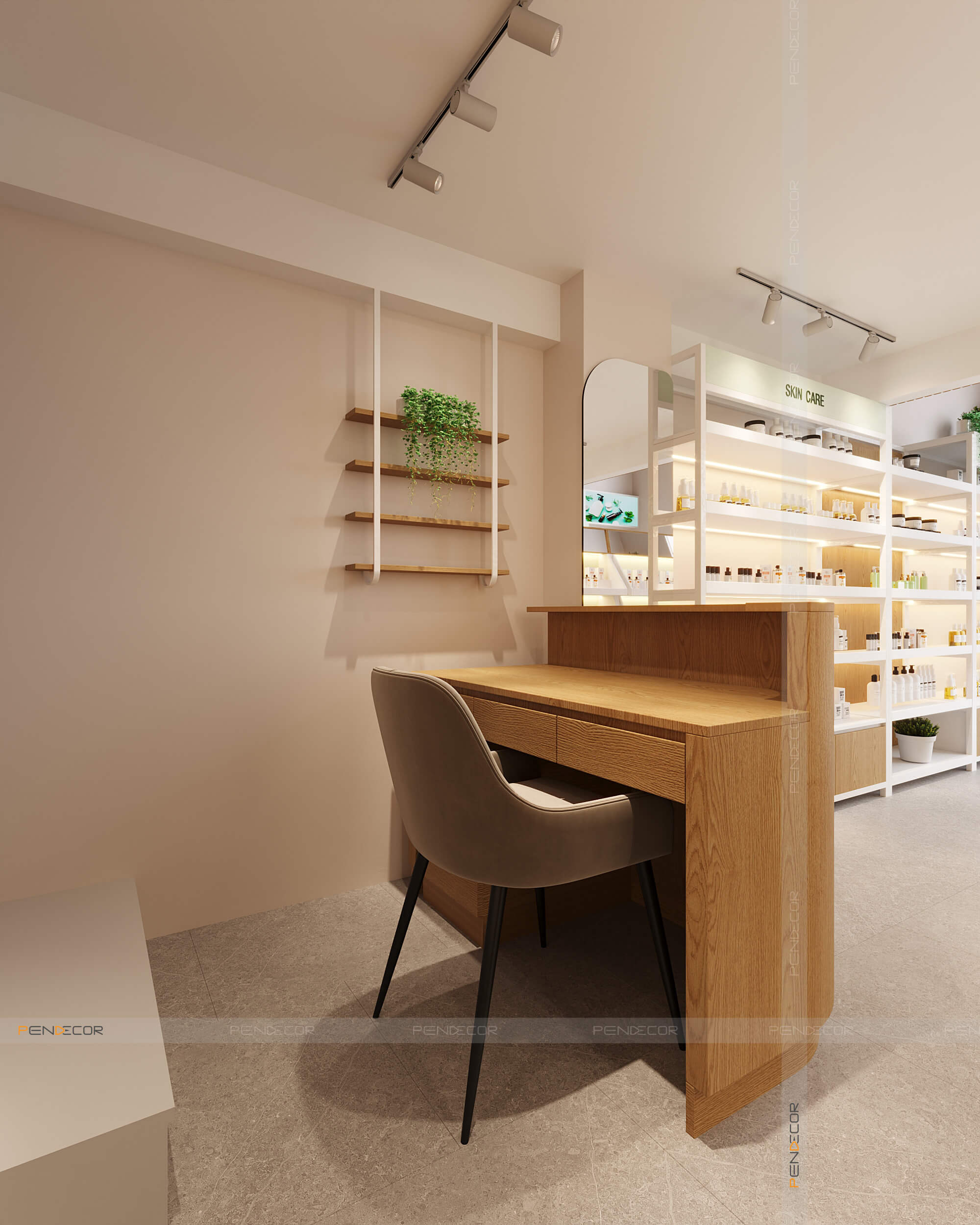 Thiết Kế Shop Mỹ Phẩm TETE