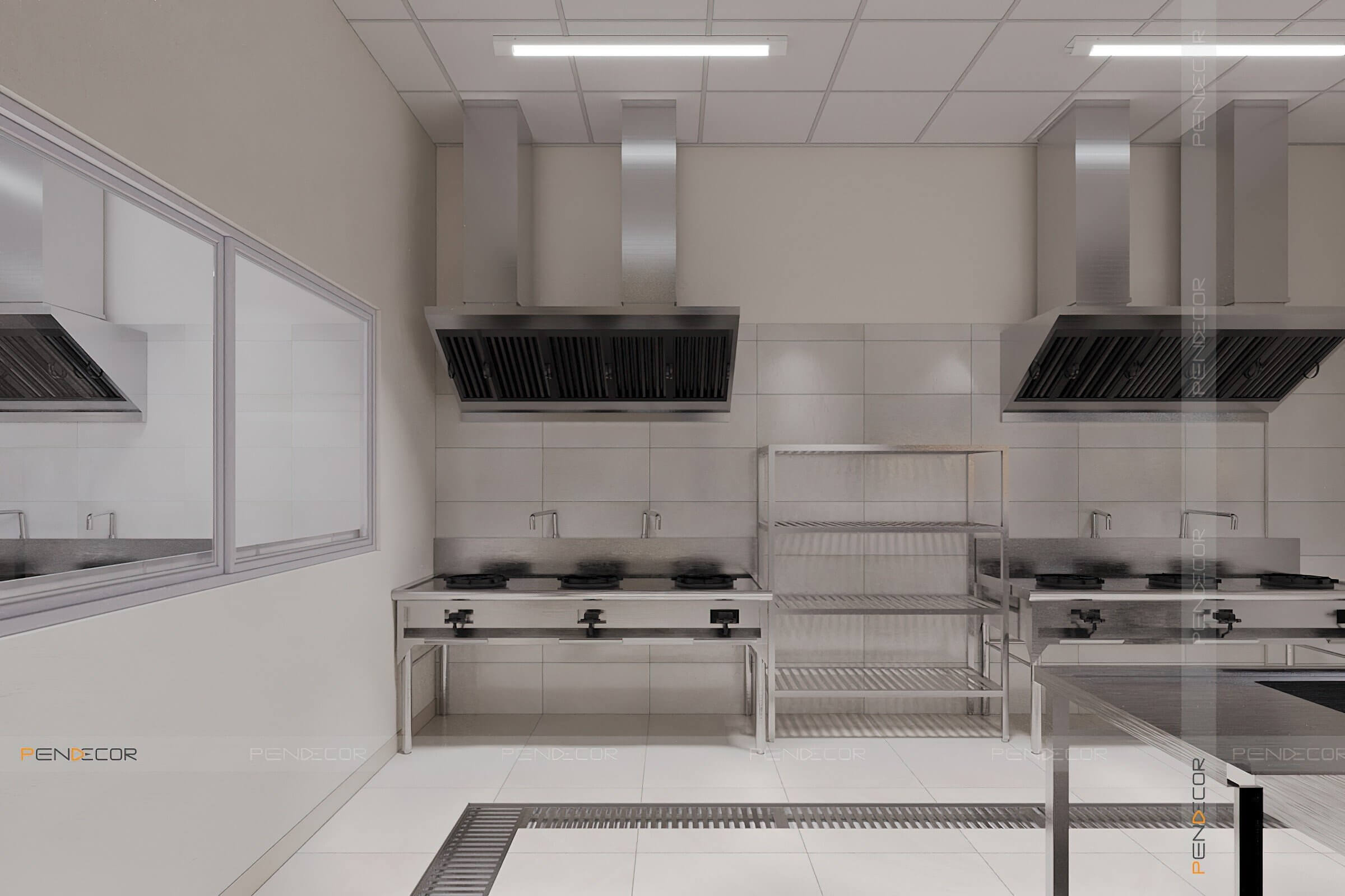 Thiết Kế Nhà Hàng Hải Sản Xuân Sơn (Trệt)