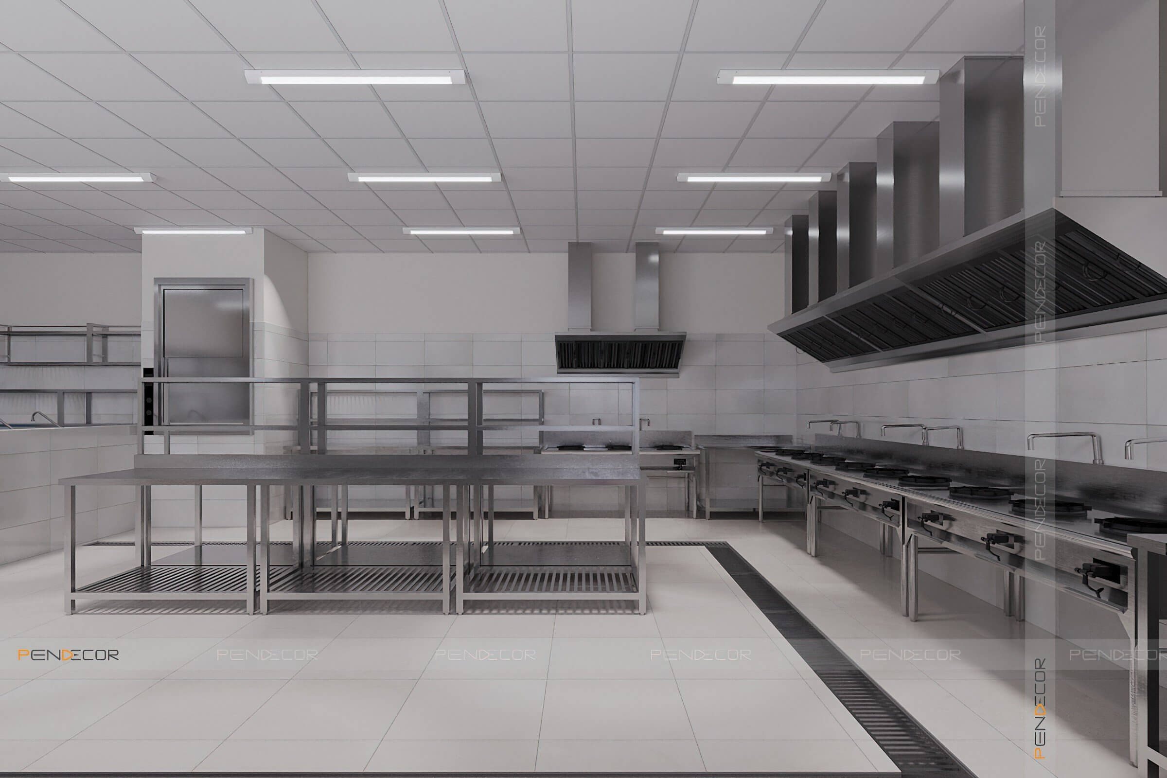 Thiết Kế Nhà Hàng Hải Sản Xuân Sơn (Trệt)