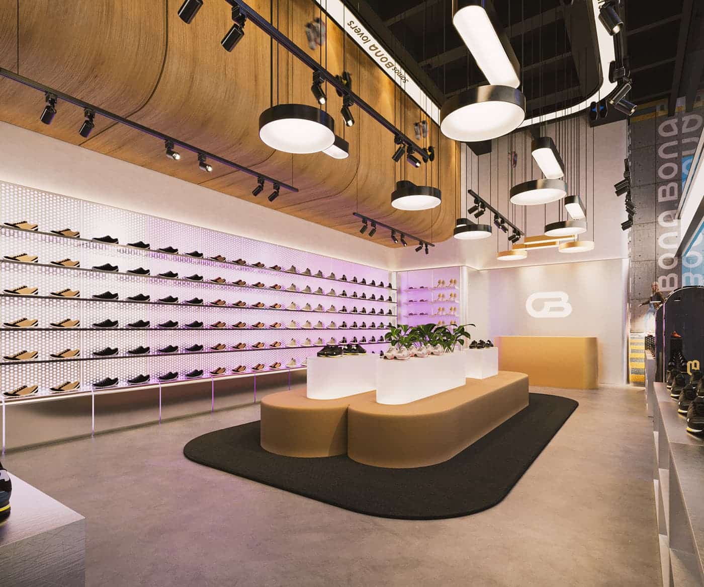 thiết kế shop giày dép trẻ em Pendecor