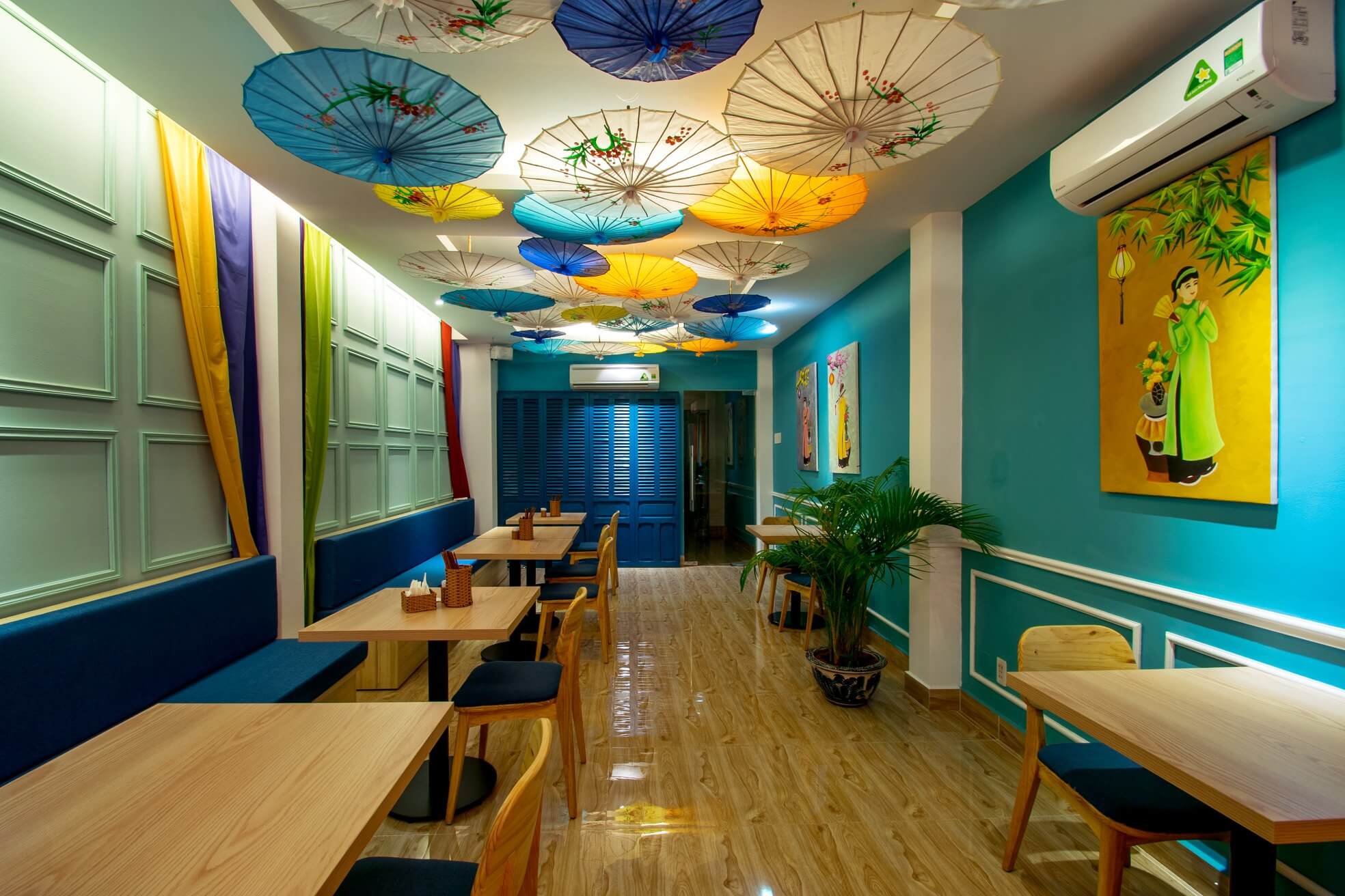 nội thất nhà hàng Pendecor