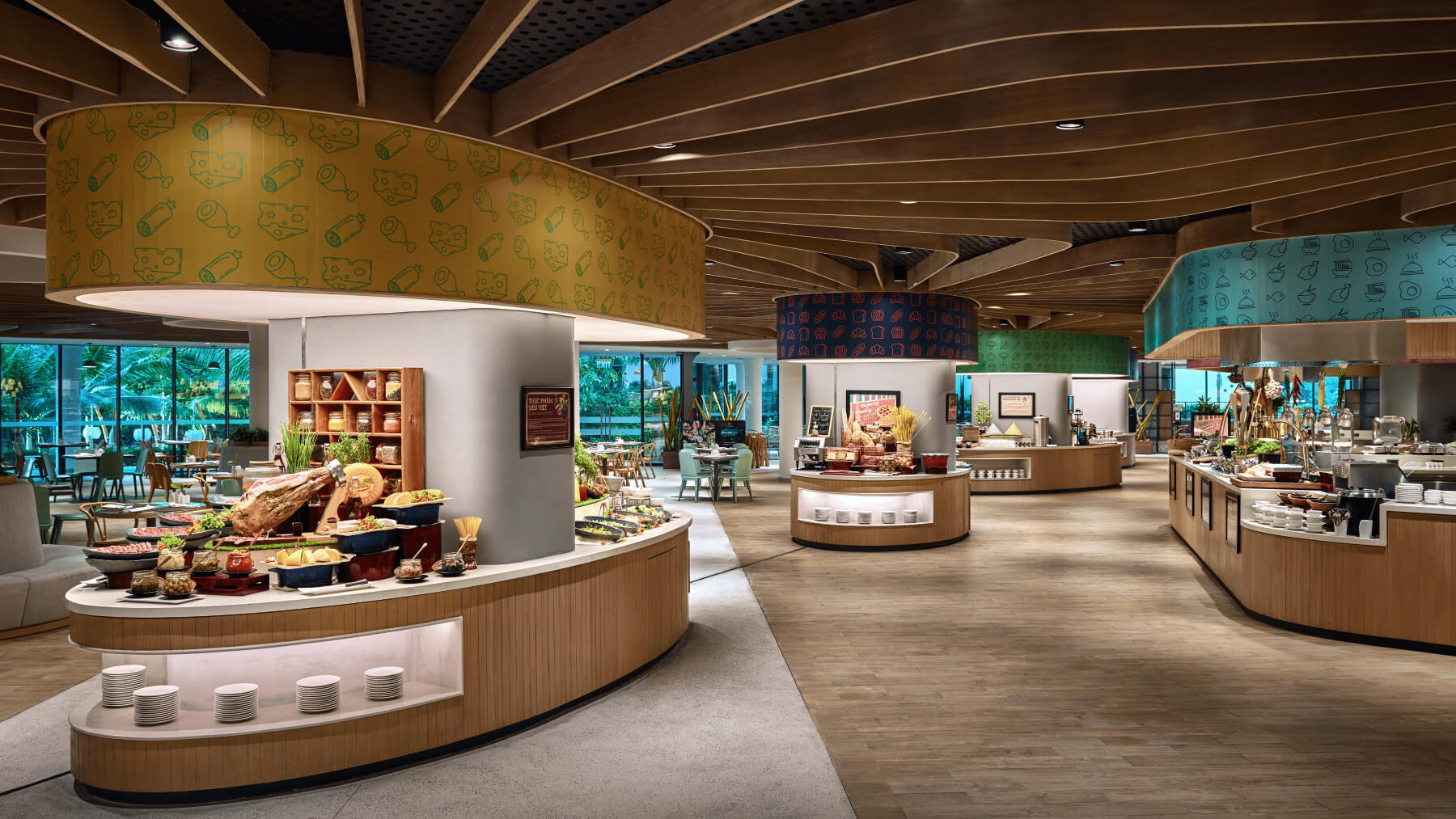 thiết kế nhà hàng sang trọng Pendecor