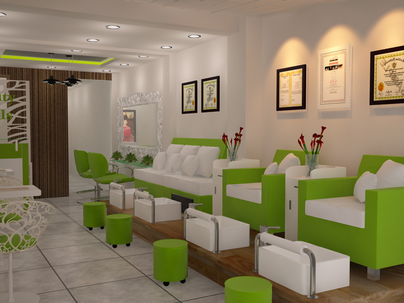 trang trí tiệm nail đẹp Pendecor