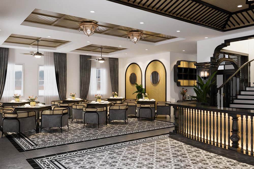 phong cách nhà hàng Pendecor