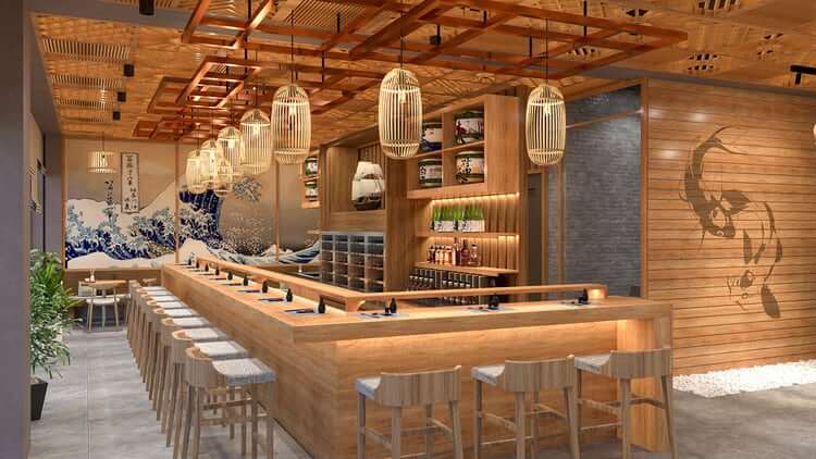 các mẫu nhà hàng đẹp Pendecor