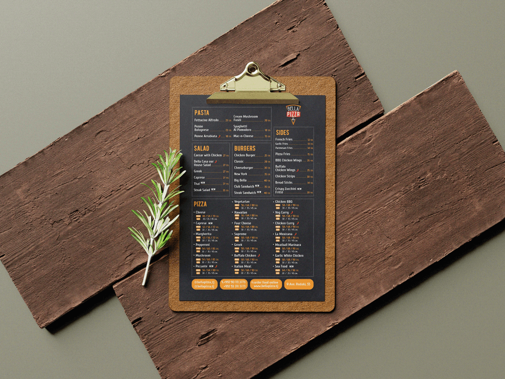 cách làm menu quán ăn vặt Pendecor