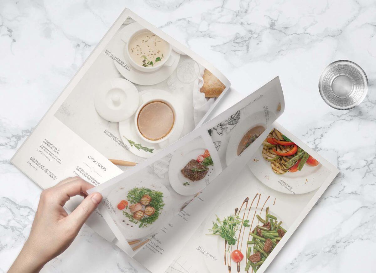 làm menu nhà hàng Pendecor