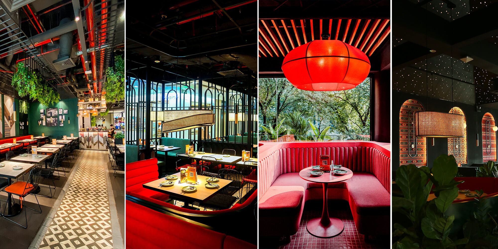 nhà hàng 2 tầng đẹp Pendecor