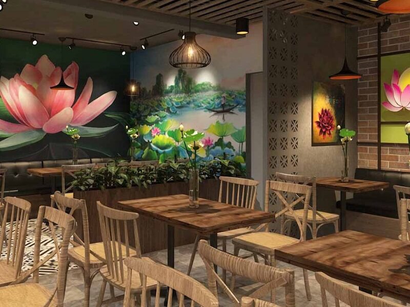 cách setup quầy buffet Pendecor