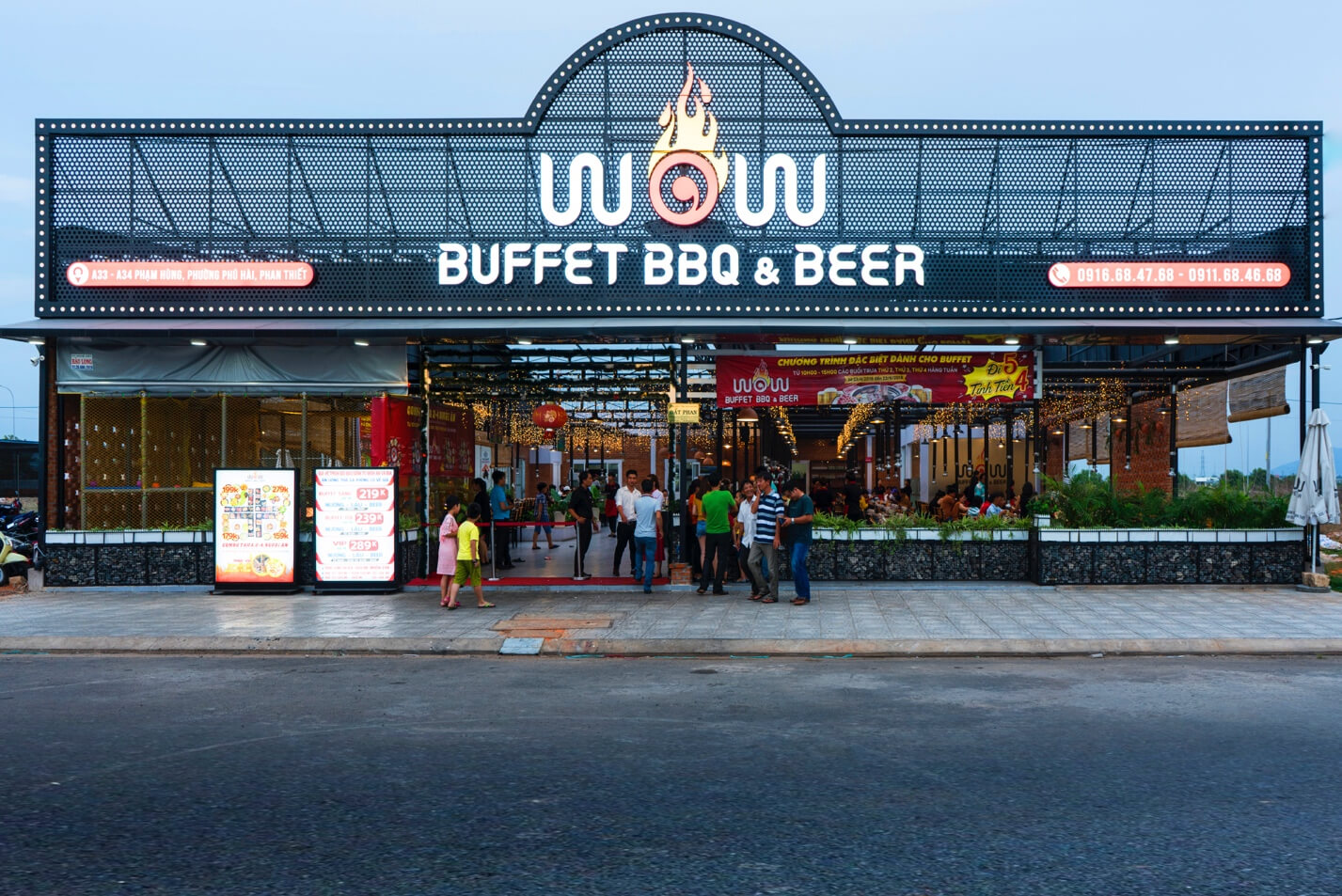 thiết kế quầy buffet Pendecor