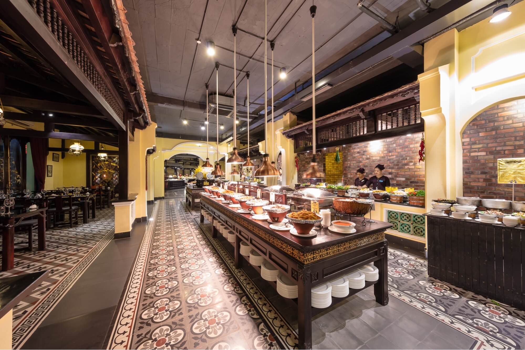 thiết kế nhà hàng buffet bình dân Pendecor