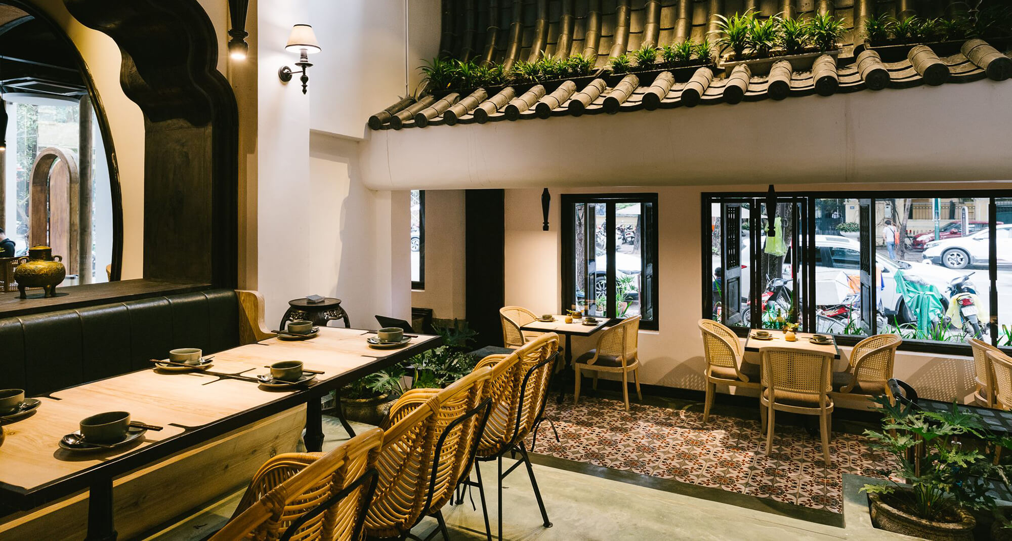 trang trí quán ăn Pendecor