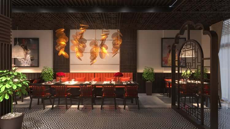 thiết kế nhà hàng sân vườn Pendecor