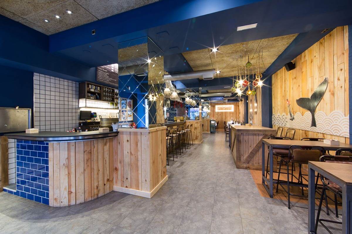 thiết kế quán hải sản