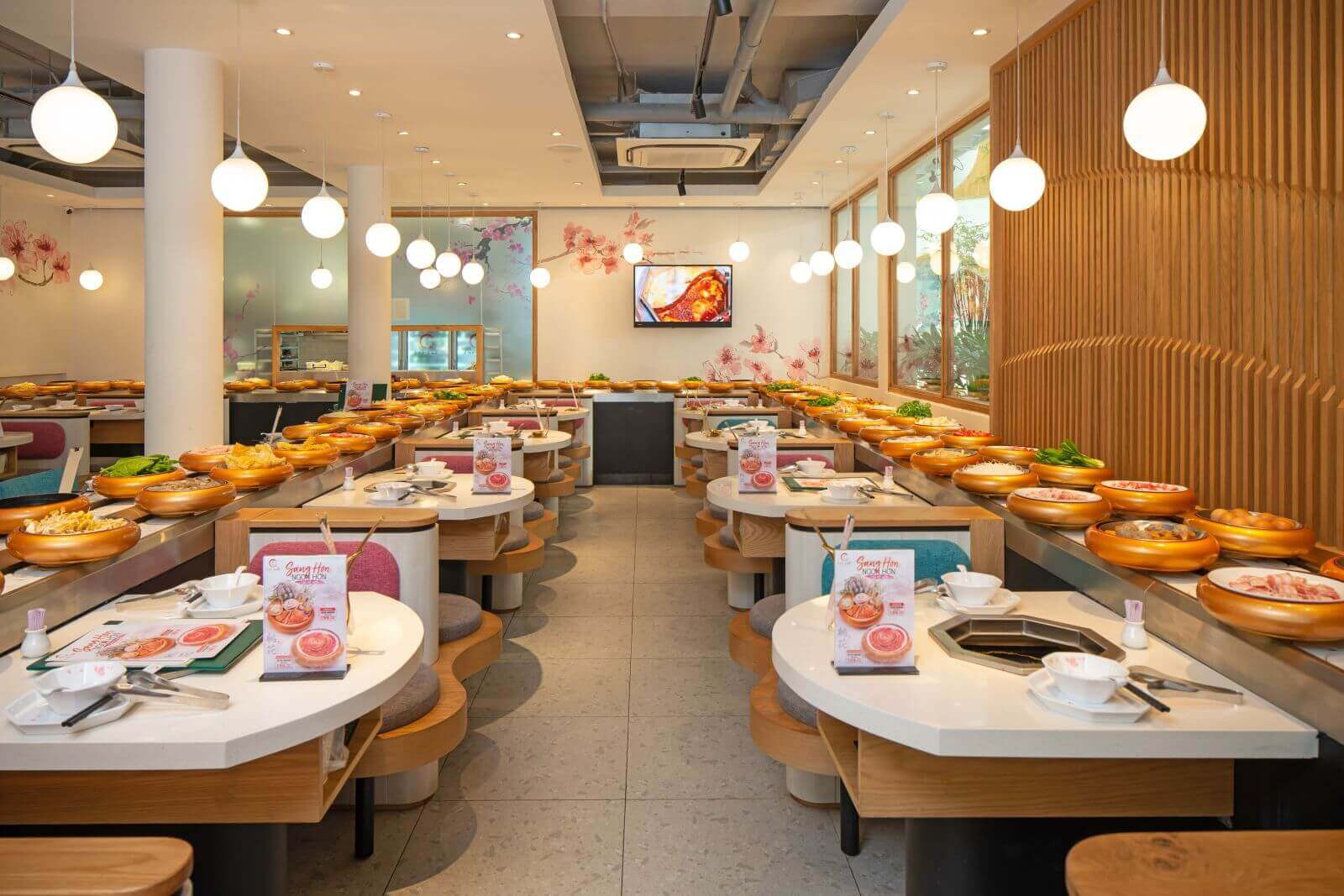 thiết kế quán lẩu đẹp