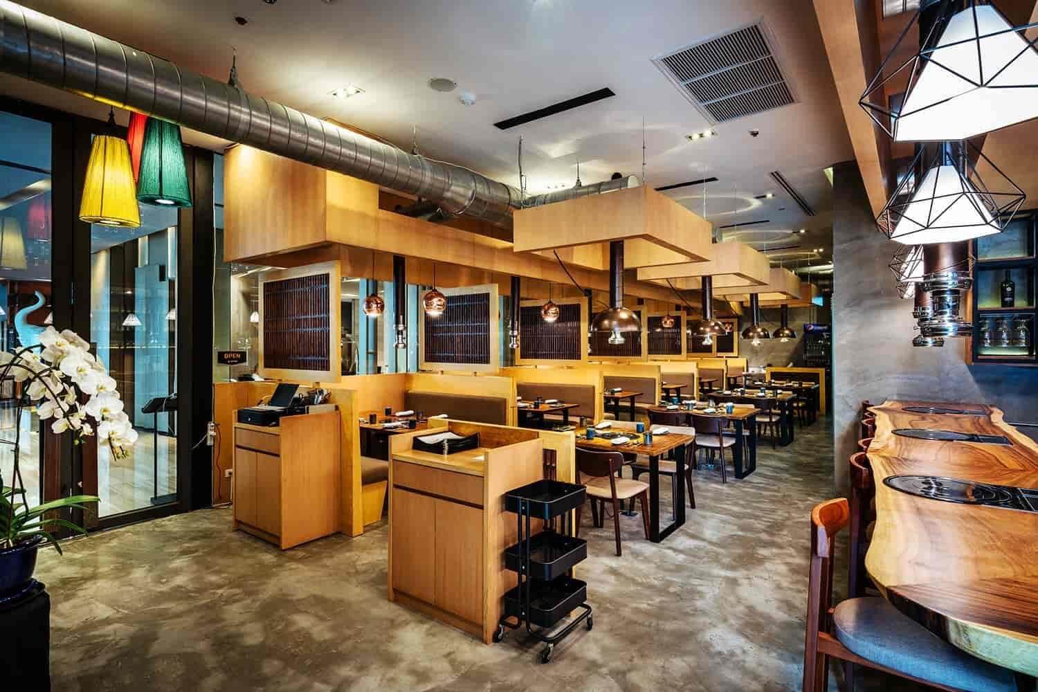 thiết kế nhà hàng lẩu nướng