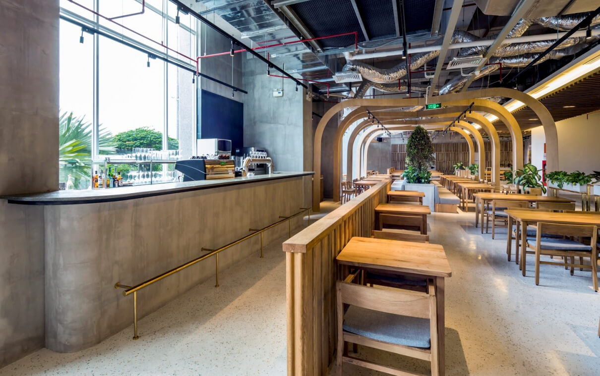 thiết kế nội thất nhà hàng nhỏ Pendecor