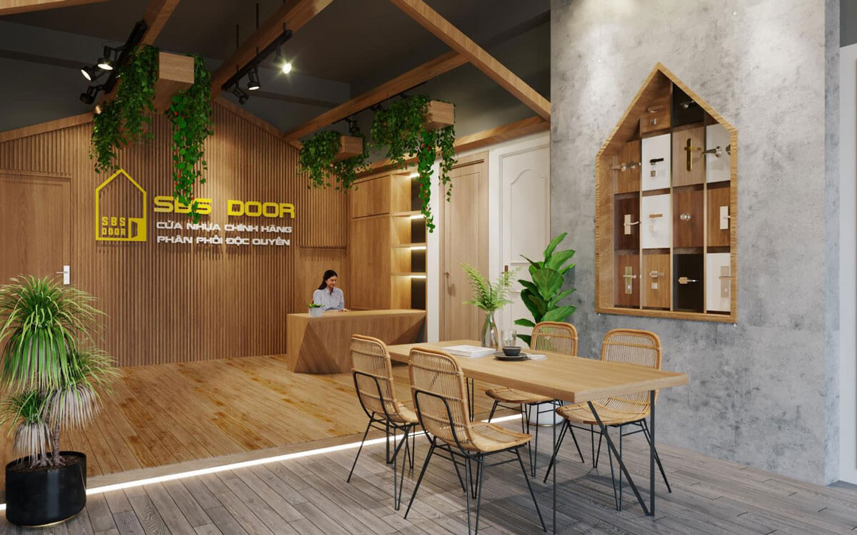 mẫu thiết kế showroom gạch ốp lát Pendecor